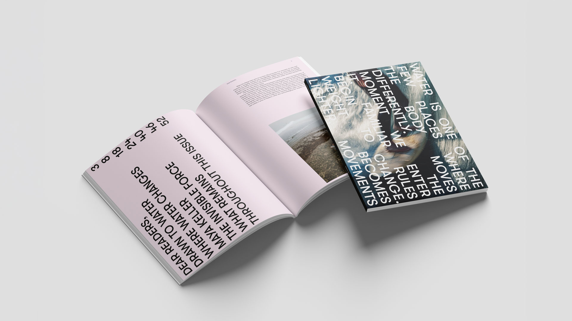 magazine mockup artistic fashion